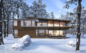 Flat roofs in snow country
