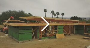 沙漠房屋延时拍摄